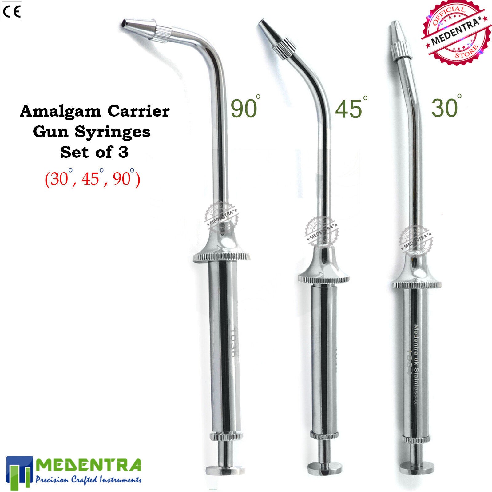 Dental Amalgam Carrier Set Laboratory Restoration Filling Instruments Dentistry