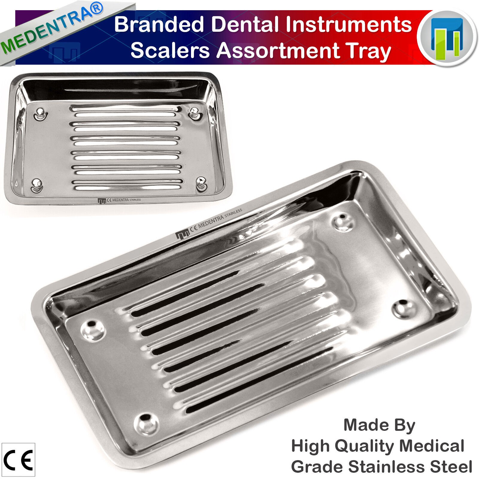 Dental Scaler Tray Surgical Veterinary Labor Instruments Tray
