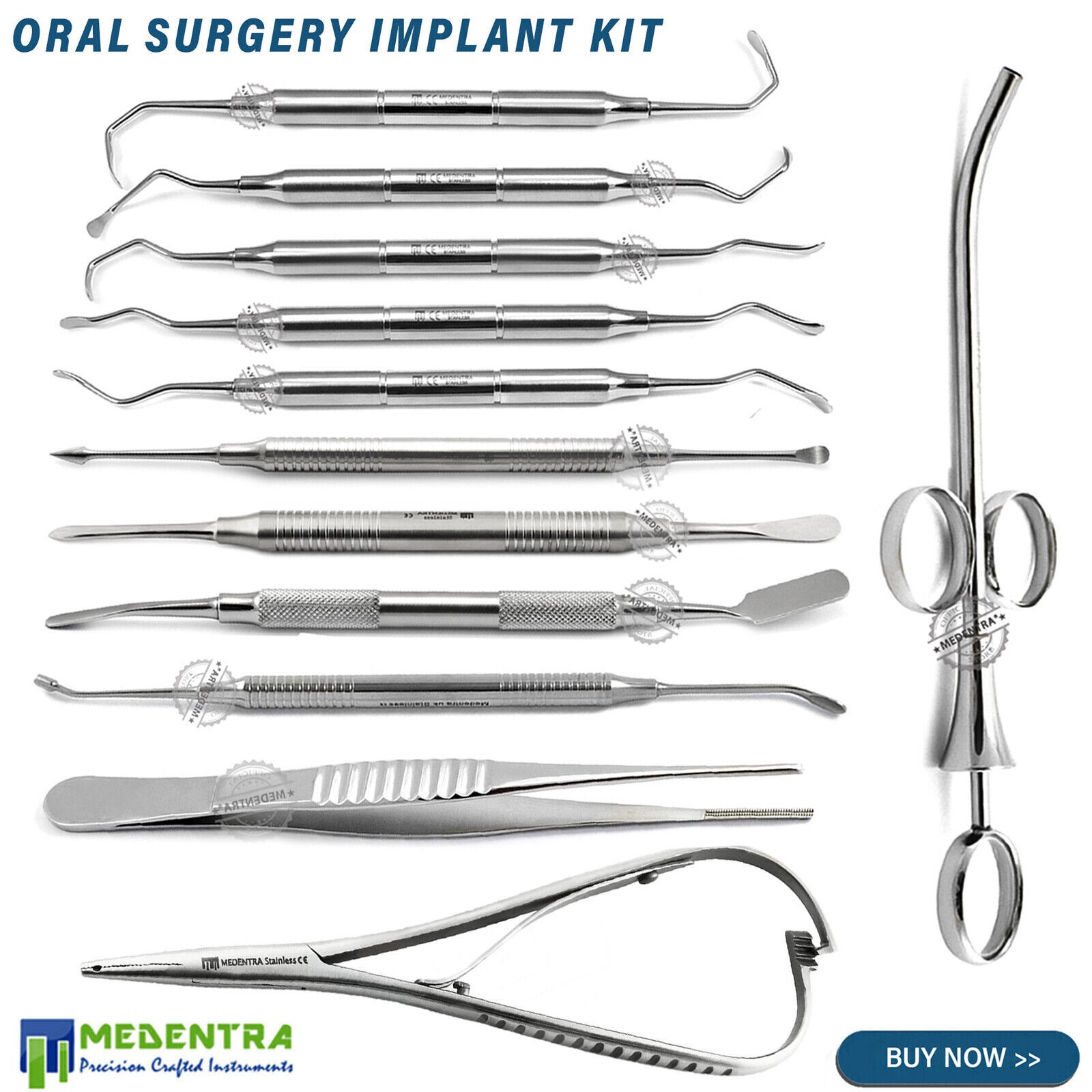 PERIO-IMPLANT SINUS LIFT INSTRUMENTS DENTAL ORAL SURGERY PERIOSTEAL ELEVATORS