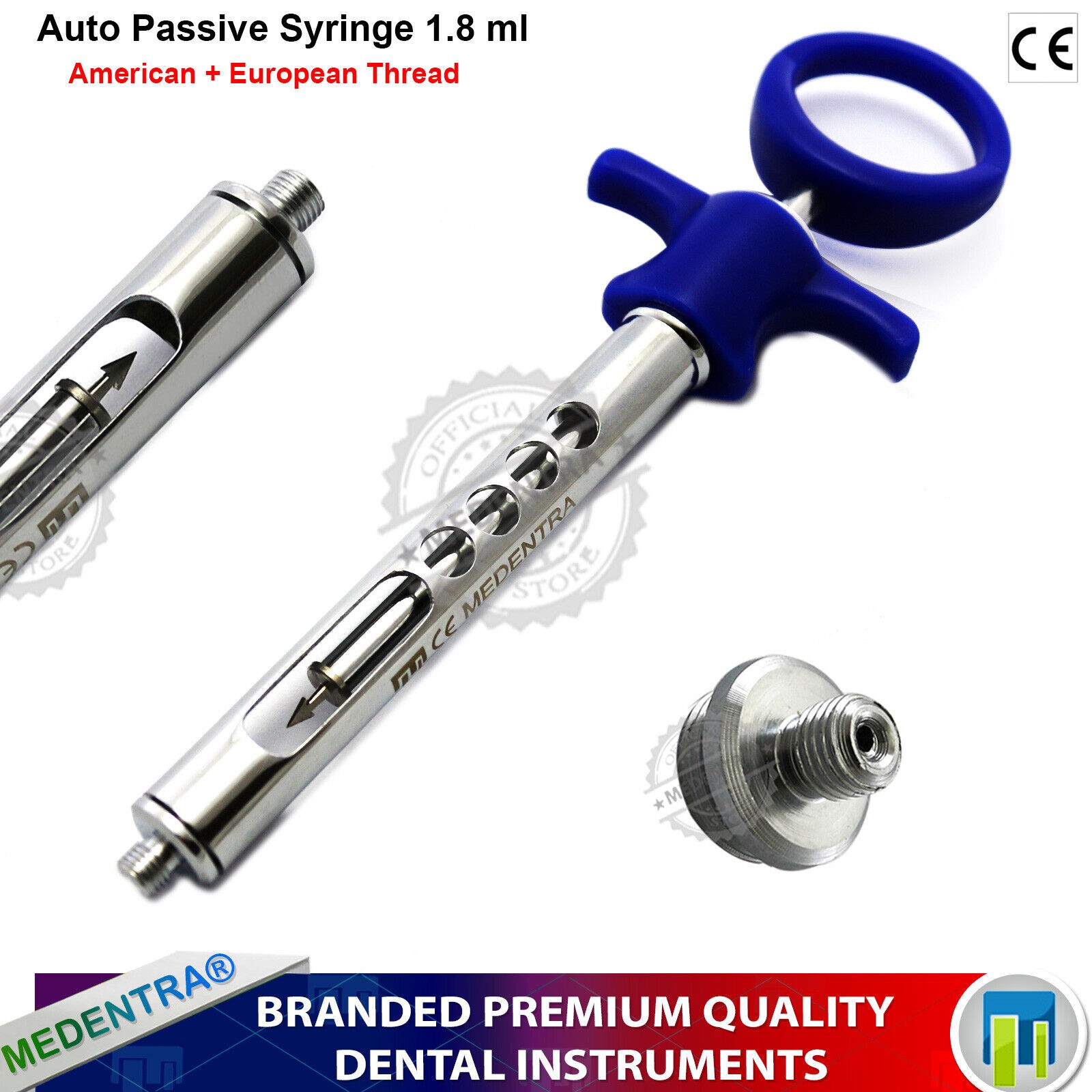 Dental Syringes 1.8ml Aspirating Local Anesthetic Syringe Anesthetics Aspirate