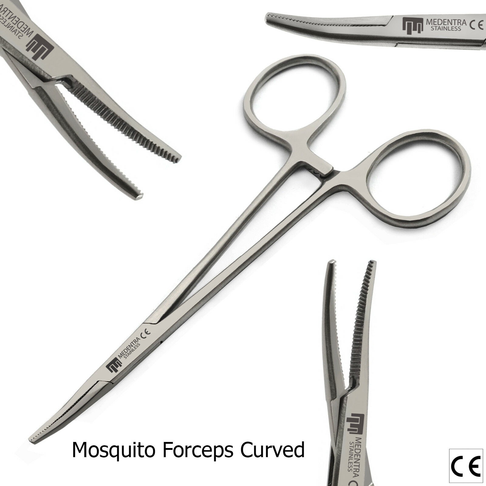 Hemostat Halsted Mosquito Forceps Curved 12 cm Dental Surgical