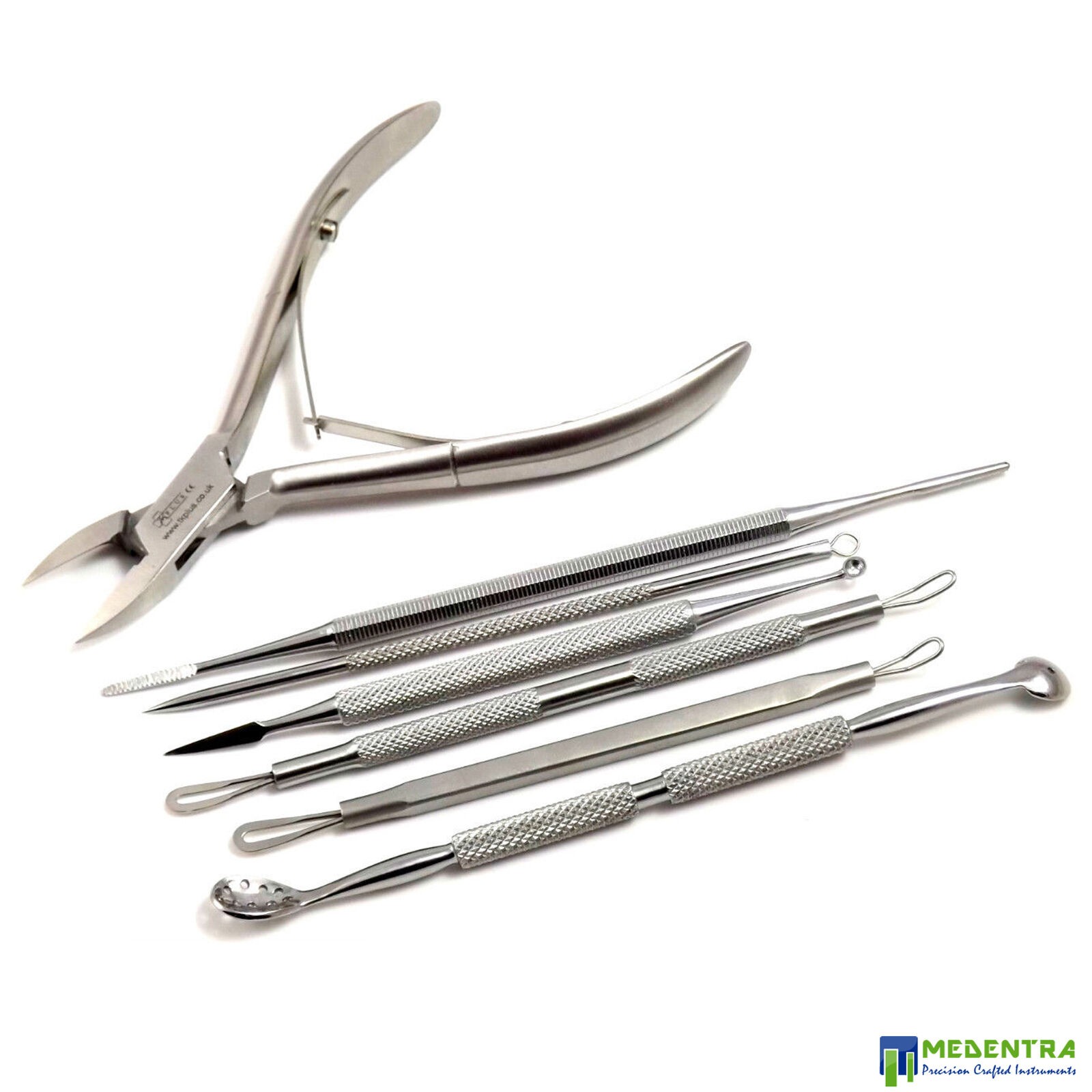 Pedicure Tweezers for Ingarnite Nails Blackheads Facial Solvent Extractor