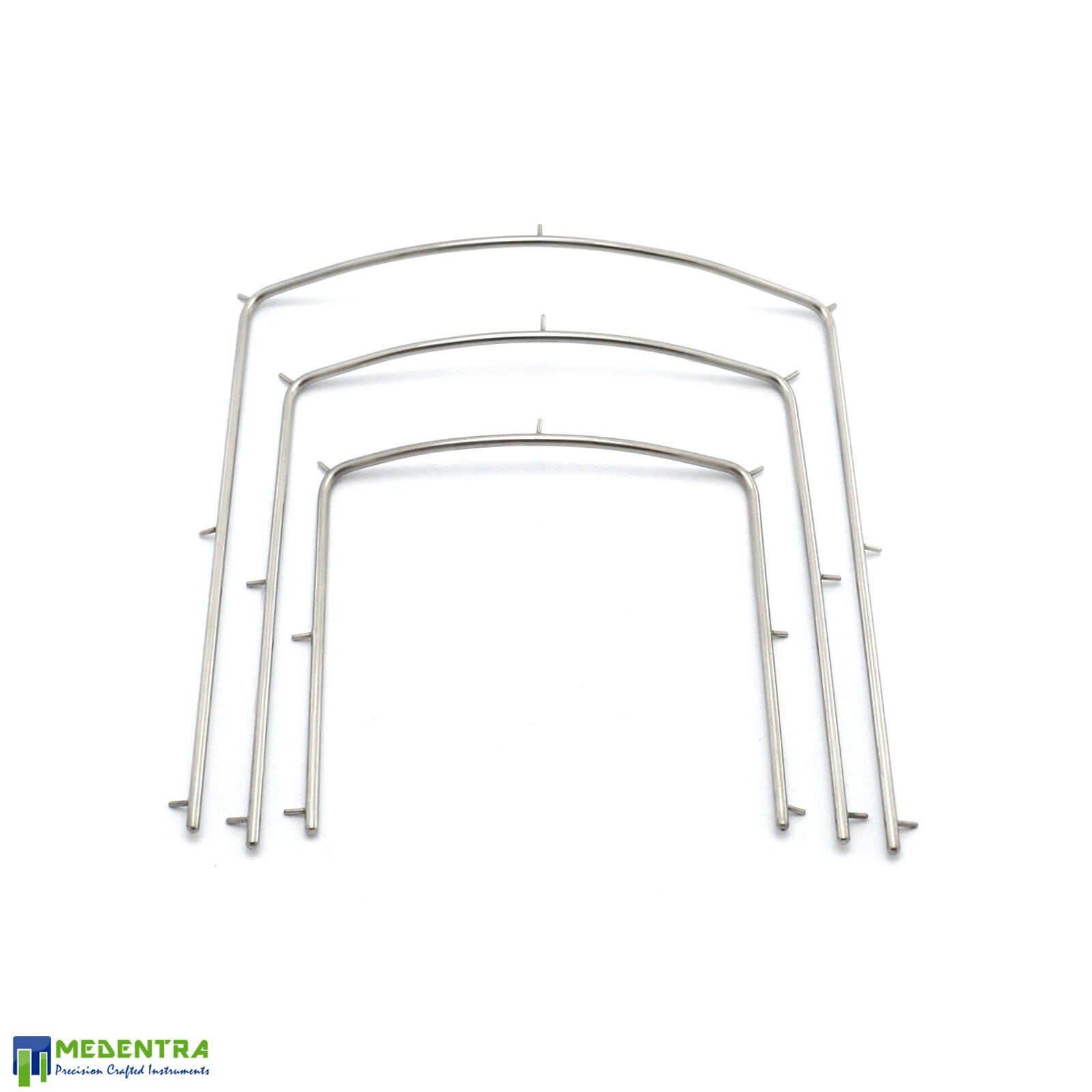 Dental Rubber Dam Frames Set 4'' 5'' 6'' Restoration Endodontic