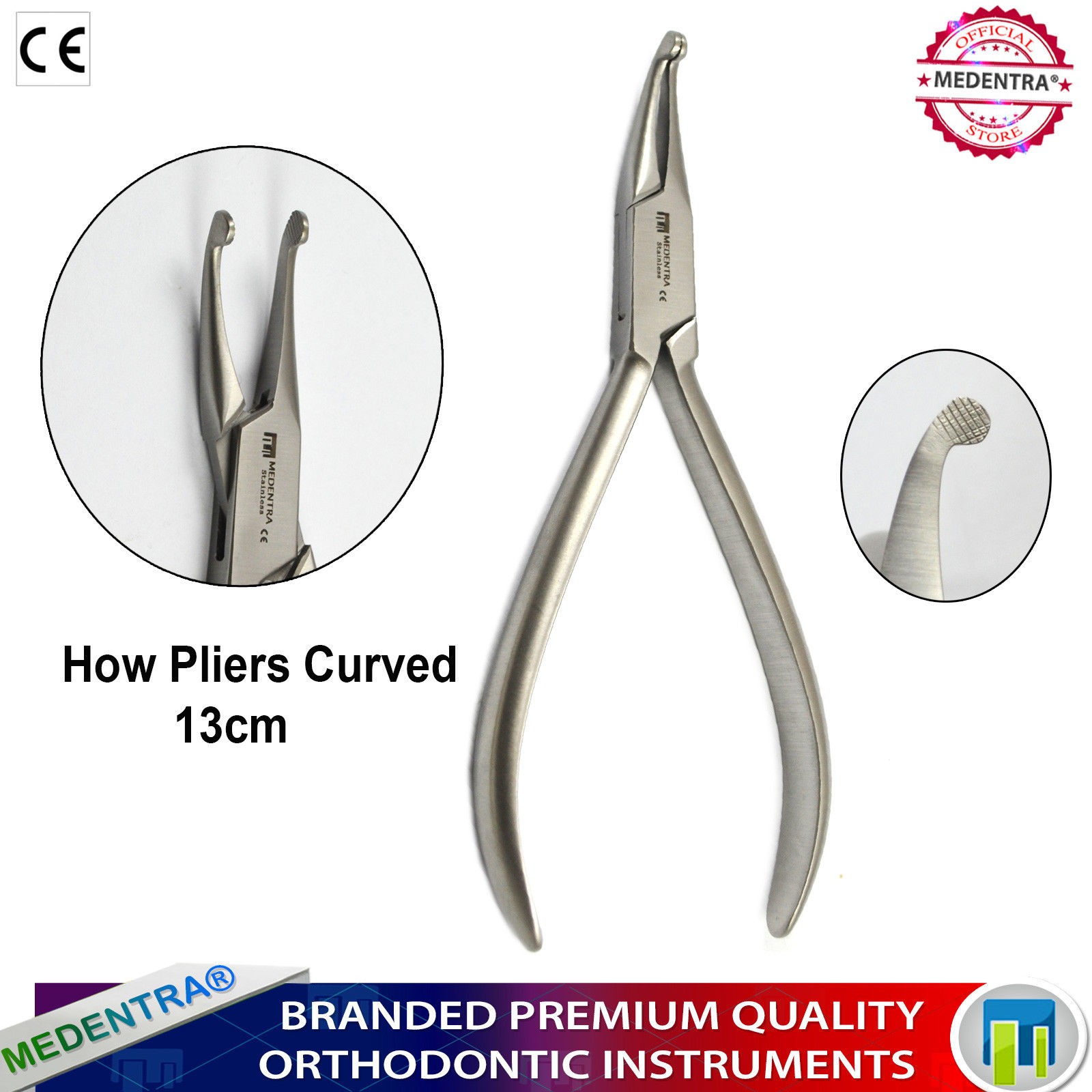 Orthodontist Laboratory How Angled Lingual Wire Bending Utility Pliers