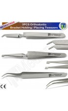  Buccal Tubes Lingual Tweezers Bracket Placement Special Version Orthodontic New