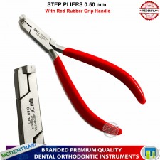 Ortho Dental 0.50 mm Step Pliers Arch wire Bending Detailing Plier Silicone Grip Handle