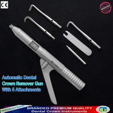 Medentra Crown Removal Gun Automatic Dental Crowns Remover Tool Free Attachment