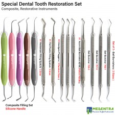 NEW Dental Restorative Pluggers Burnishers Flat Plastic Instruments Scalers 