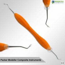 PACKER MODELLER Dental Composite Resin Placing Sculpting Instrument Silicone Handle NEW