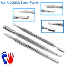 3Pcs CUTICLE REMOVER TOOLS KIT DEAD REMOVAL CUTICLES NAIL ART PUSHER SCALER