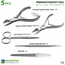 Podiatrist Toenail Clippers For Thick Nails Diamond Deb Chiropody Podiatry Kit