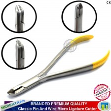 Orthodontics Pin And Wire Micro Ligature Cutter 13.5 cm Long Ortho Lab Pliers TC