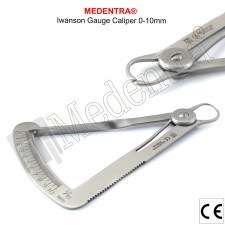 WAX SPRING CALIBRATORS CROWN METER MEASUREMENT 1-10MM JEWELER Ortho Caliper CE