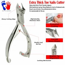 Chiropody Toe Nail Clippers for Extra Thick Nails Podiatry Heavy Duty X1