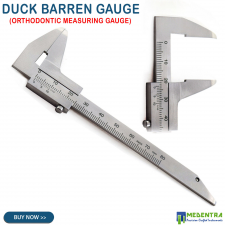 Barren Duck Caliper With Laser Marking Measuring Laboratory Dental Orthodontics