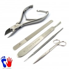 Podiatrist Toenail Thick Nail Scissors Diamond Deb Podiatry Kit