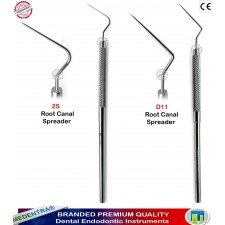 Endodontic Spreaders Set D11 & 2S Dental Root Canal Perio Dental Examination Tooth Filling