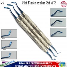 Colored Dentist Composite Contouring Plastic Filling Placing Instruments 3 Pcs