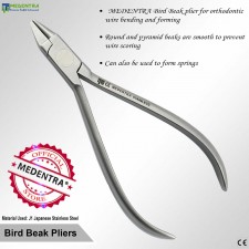  Dental Bird Beak Tweezers Folding Orthodontic Wire Cutter 