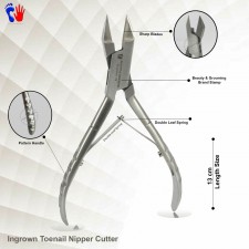 Pedicure Trunchesin Ingrown Nail Tool Nail Size Nail Nipper CE