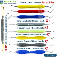 Dental Composite Filling Teeth Restoration Sculp Sickle Scalers Lucas Curette X9