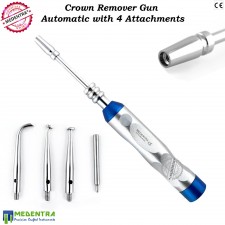 Automatic Dental Ortho Crown Remover Gun Set with 4 Attachments Turkish Pattern