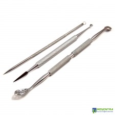 Stainless Steel Blackhead Remover Face Comedones Pore Clean Acne Pimples Blemish