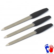Toe Nail File Ingrown Nail Care Double Sided Chiropody Podiatry Satin Edge 3pcs