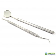 Composite Instrument Burnisher And Dental Mouth Mirror With Handle Lab New CE