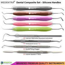 9th Kit Dental Instruments Restoration Composite Probe Spatulas Descaler CE
