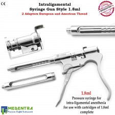 Dental Intraligamental Anesthesia Syringe 1.8ml Siringa Siringhe Gun CE