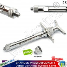 Dental Cartridge Syringe 1.8ml Anesthetic Syringes Local Anesthesia Lab