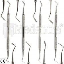 Dental Restorative Dentistry Tools Instruments Composites Set of 4 Burnishers CE