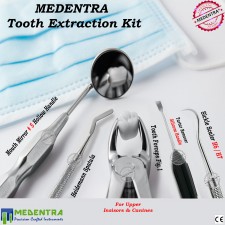 Tooth Extraction Set Premium Forceps Surgical Instruments Dentist Tartar Remover Scalers Comparable to Hu-Friedy and Miltex