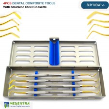 Clinical Medentra New Composite Instruments Set of 4, Sculpt and Contour