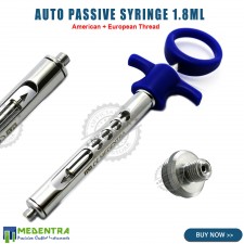 MEDENTRA® Dentist Aspirating Syringe for Local Anesthetic Anesthesia 1.8 ml Lab