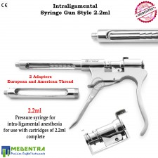 MEDENTRA Dental Anesthetic Syringe 2.2ml JERINGA intraligamentosa Lab