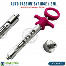 Dental Self-Aspirating Auto Passive European + American Thread Anesthetics Labs