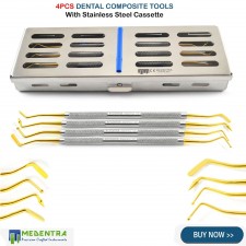 Clinical Medentra New Composite Instruments Set of 4, Sculpt and Contour Save £9