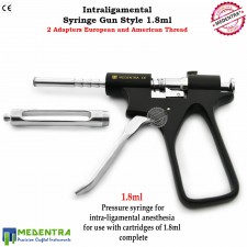 Intraligamental Syringe 1.8ml Anesthetic Syringes Gun Style Dental Lab