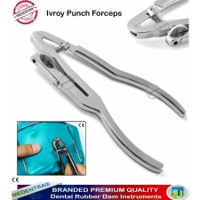 Ivory Rubber Dam Clamp Punch Forceps Rubber Dam Instruments Endodontic Pinza