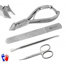 X4 Podiatrist Toenail Clippers Thick Nails File Cuticle Scissors Pinces à ongles