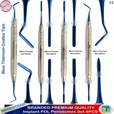 Implant Periotome Tooth Extraction Instruments Laboratory 4 PCS