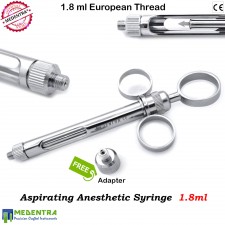 1X Dental Auto Passive Self Aspirating Syringe Anesthesia 1.8ml Anesthetic
