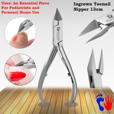 Ingrowing Finger and Toe Nail Clippers Nippers Chiropody Podiatry Instruments SS