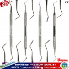 Dental Composite Dental Instrument Set 4 Different Shaper CE Instruments