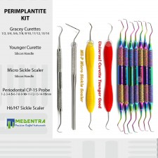 Dentists Choice Periodontal Probes Gracey Curettes Root Canal Cavity Scalers Set