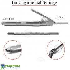 Medentra Anesthetic Syringe for intraligamental Anesthetics 1.8 ml Angled New 