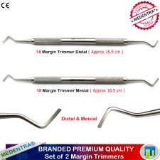 Margin Trimmers Distal Mesial Gum Surgery Trimming Gingival Instruments Set of 2