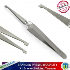 Orthodontic Bracket Placer Holding and Bonding Tweezers Square Point